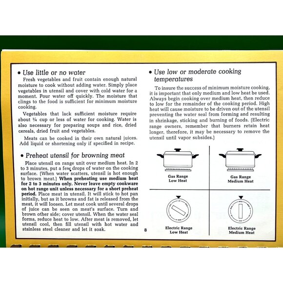 Lifetime Stainless Steel 2 Qt. Sauce Pan Double Boiler Lid Kitchen Cookware VTG - Picture 10 of 12